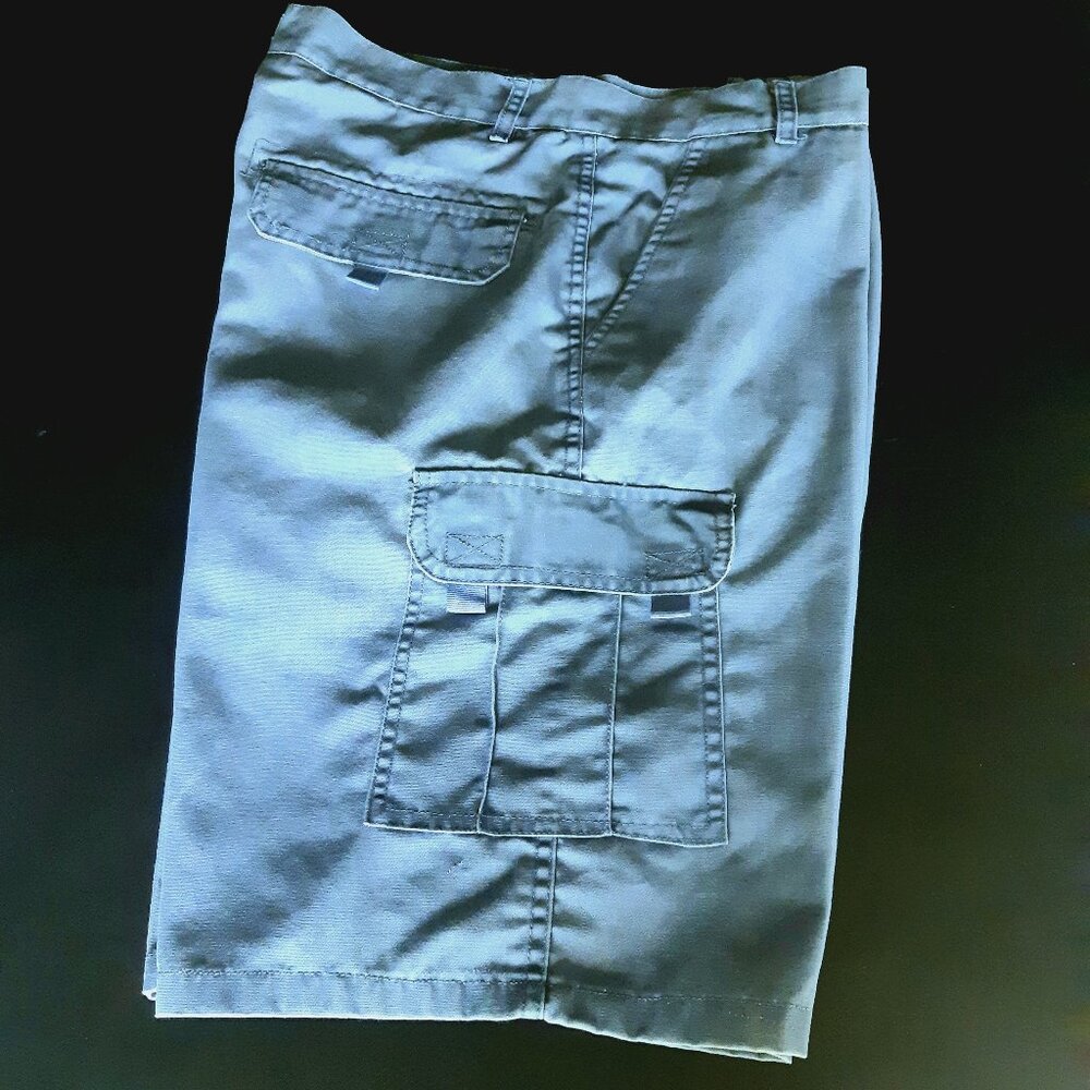 Urban World SZ 34 Men's Blue Cotton Cargo Shorts